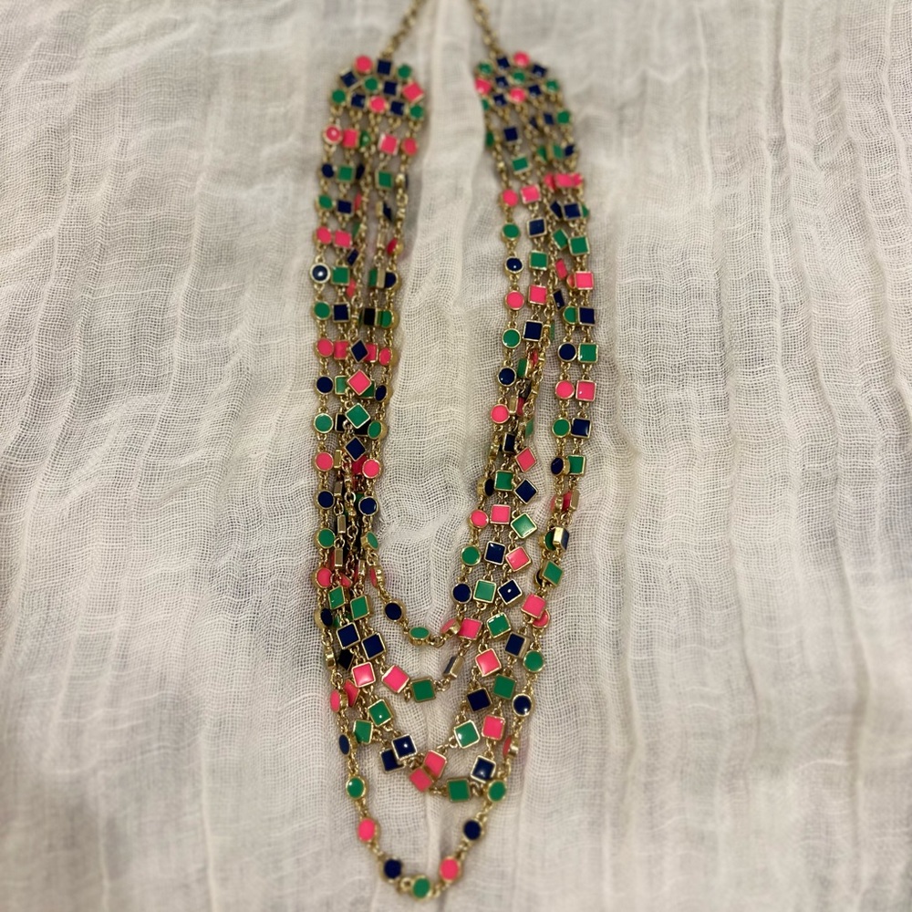Kate Spade New York Enamel Multi Strand Necklace